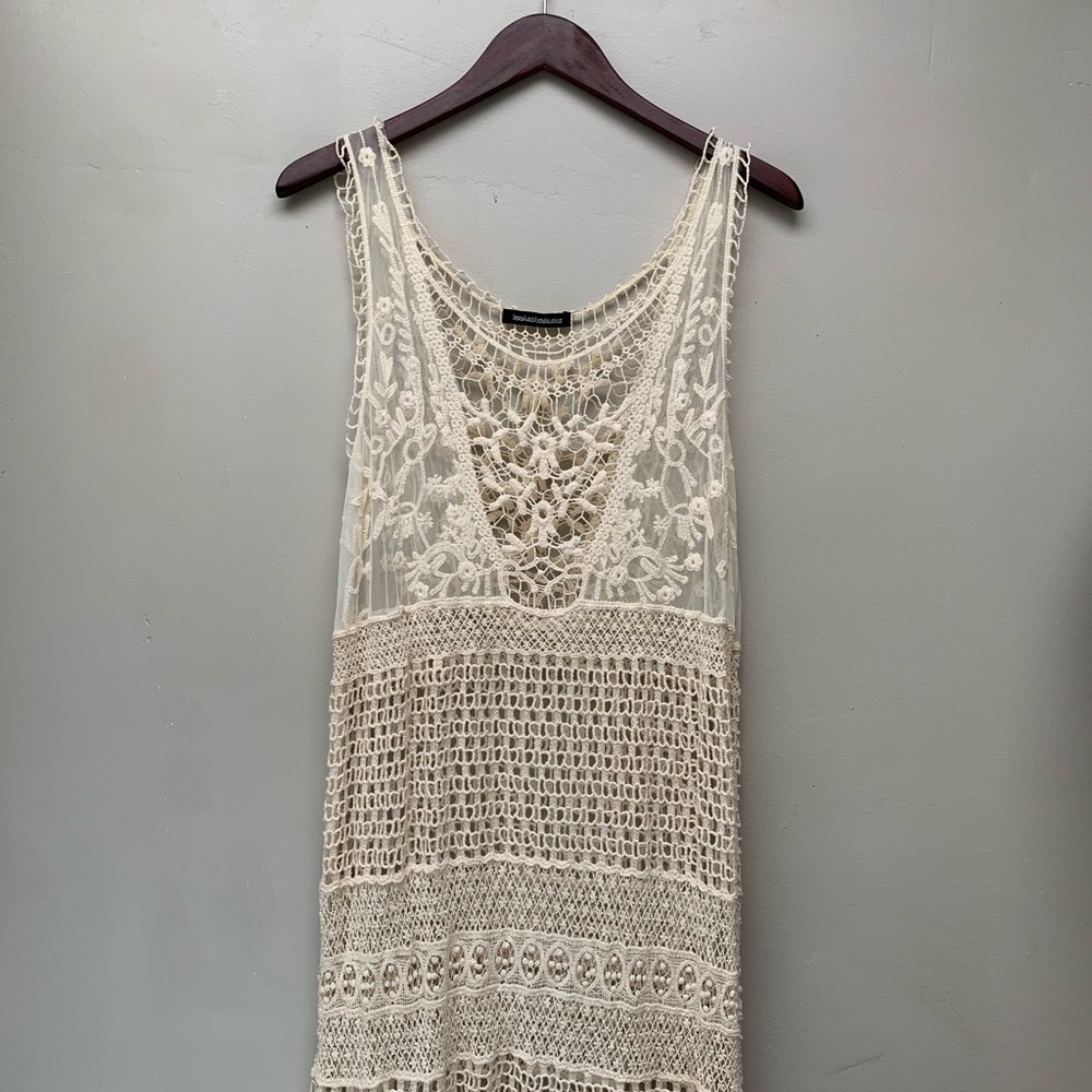 Midi Crochet Boho dress